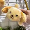 Unusual Baby, soft and attractive fridge magnet, Brown dog doll, table companion doll, soft and cute plush toy, wedding small gift, souvenir doll, bionic stuffed cotton doll Specification image
